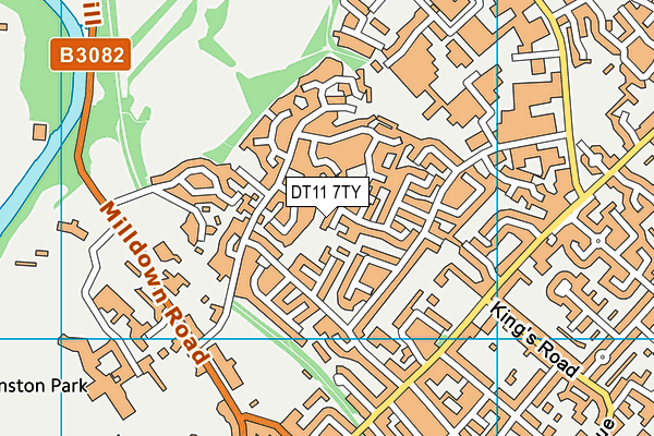 DT11 7TY map - OS VectorMap District (Ordnance Survey) DT11 7TY map - OS VectorMap District (Ordnance Survey)