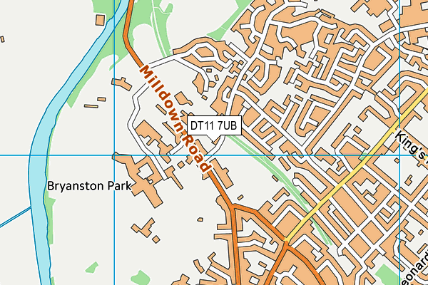 DT11 7UB map - OS VectorMap District (Ordnance Survey) DT11 7UB map - OS VectorMap District (Ordnance Survey)
