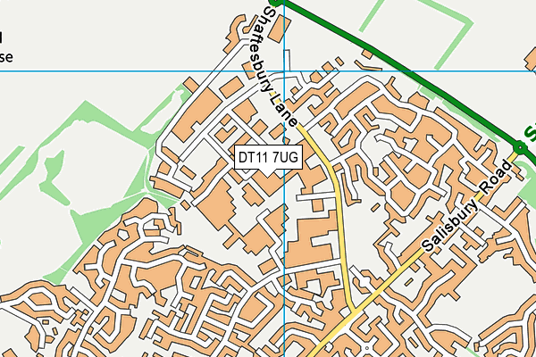 DT11 7UG map - OS VectorMap District (Ordnance Survey) DT11 7UG map - OS VectorMap District (Ordnance Survey)