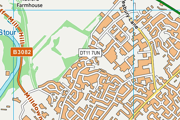 DT11 7UN map - OS VectorMap District (Ordnance Survey) DT11 7UN map - OS VectorMap District (Ordnance Survey)