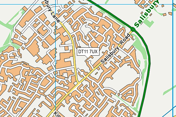 DT11 7UX map - OS VectorMap District (Ordnance Survey) DT11 7UX map - OS VectorMap District (Ordnance Survey)