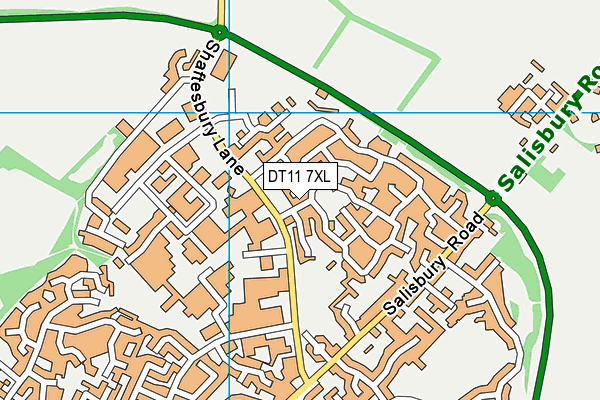 DT11 7XL map - OS VectorMap District (Ordnance Survey) DT11 7XL map - OS VectorMap District (Ordnance Survey)