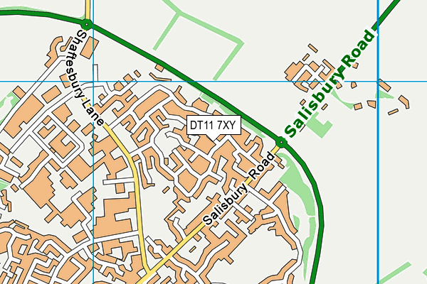 DT11 7XY map - OS VectorMap District (Ordnance Survey) DT11 7XY map - OS VectorMap District (Ordnance Survey)