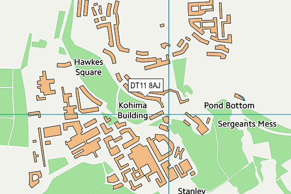 DT11 8AJ map - OS VectorMap District (Ordnance Survey) DT11 8AJ map - OS VectorMap District (Ordnance Survey)