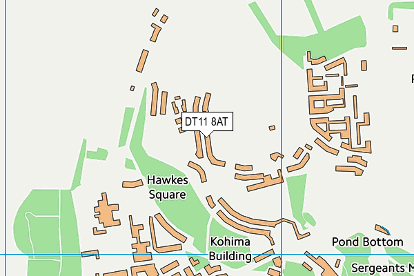 DT11 8AT map - OS VectorMap District (Ordnance Survey) DT11 8AT map - OS VectorMap District (Ordnance Survey)