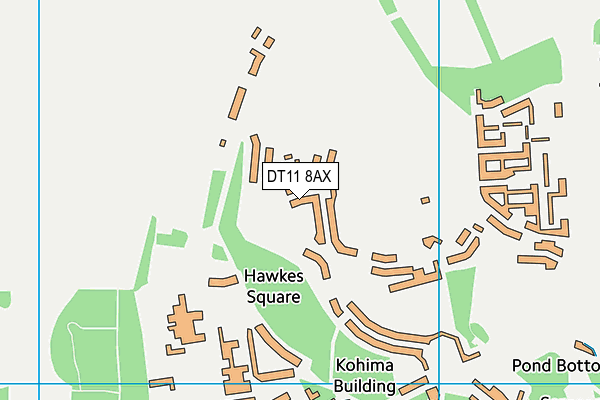 DT11 8AX map - OS VectorMap District (Ordnance Survey) DT11 8AX map - OS VectorMap District (Ordnance Survey)