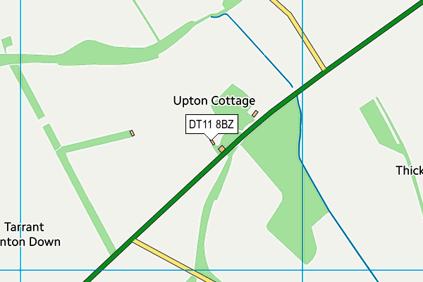 DT11 8BZ map - OS VectorMap District (Ordnance Survey) DT11 8BZ map - OS VectorMap District (Ordnance Survey)