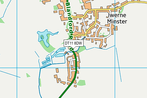 DT11 8DW map - OS VectorMap District (Ordnance Survey) DT11 8DW map - OS VectorMap District (Ordnance Survey)