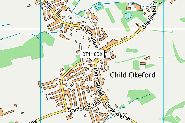 DT11 8DX map - OS VectorMap District (Ordnance Survey) DT11 8DX map - OS VectorMap District (Ordnance Survey)