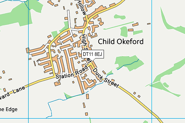 DT11 8EJ map - OS VectorMap District (Ordnance Survey) DT11 8EJ map - OS VectorMap District (Ordnance Survey)