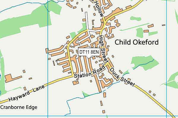 DT11 8EN map - OS VectorMap District (Ordnance Survey) DT11 8EN map - OS VectorMap District (Ordnance Survey)