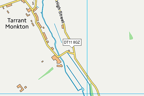 DT11 8GZ map - OS VectorMap District (Ordnance Survey) DT11 8GZ map - OS VectorMap District (Ordnance Survey)