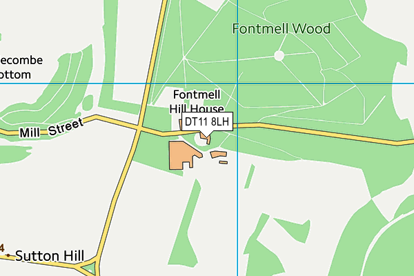 DT11 8LH map - OS VectorMap District (Ordnance Survey) DT11 8LH map - OS VectorMap District (Ordnance Survey)