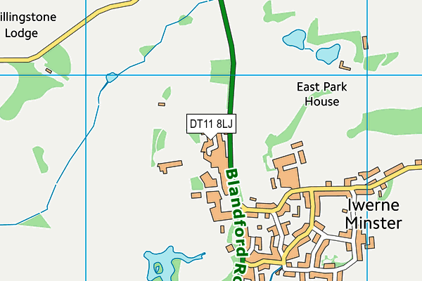 DT11 8LJ map - OS VectorMap District (Ordnance Survey) DT11 8LJ map - OS VectorMap District (Ordnance Survey)