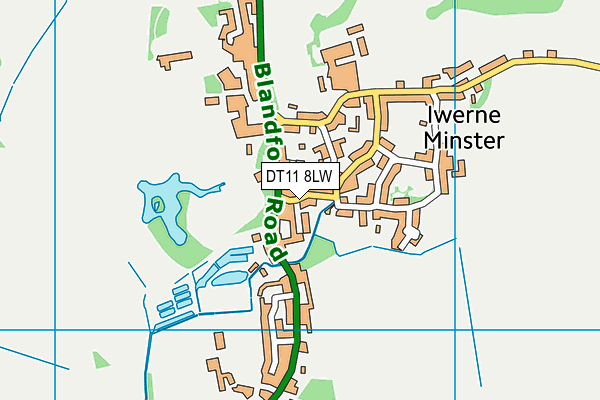 DT11 8LW map - OS VectorMap District (Ordnance Survey) DT11 8LW map - OS VectorMap District (Ordnance Survey)