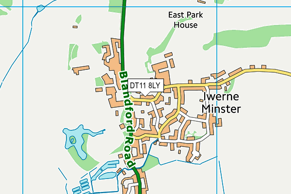 DT11 8LY map - OS VectorMap District (Ordnance Survey) DT11 8LY map - OS VectorMap District (Ordnance Survey)