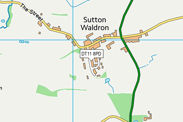 DT11 8PD map - OS VectorMap District (Ordnance Survey) DT11 8PD map - OS VectorMap District (Ordnance Survey)