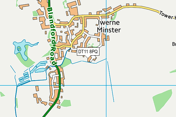 DT11 8PQ map - OS VectorMap District (Ordnance Survey) DT11 8PQ map - OS VectorMap District (Ordnance Survey)