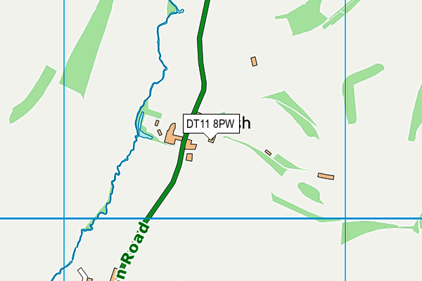 DT11 8PW map - OS VectorMap District (Ordnance Survey) DT11 8PW map - OS VectorMap District (Ordnance Survey)
