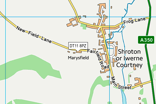 DT11 8PZ map - OS VectorMap District (Ordnance Survey) DT11 8PZ map - OS VectorMap District (Ordnance Survey)