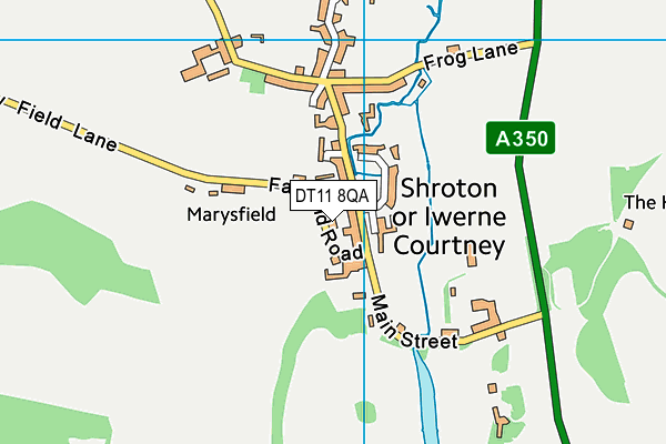 DT11 8QA map - OS VectorMap District (Ordnance Survey) DT11 8QA map - OS VectorMap District (Ordnance Survey)