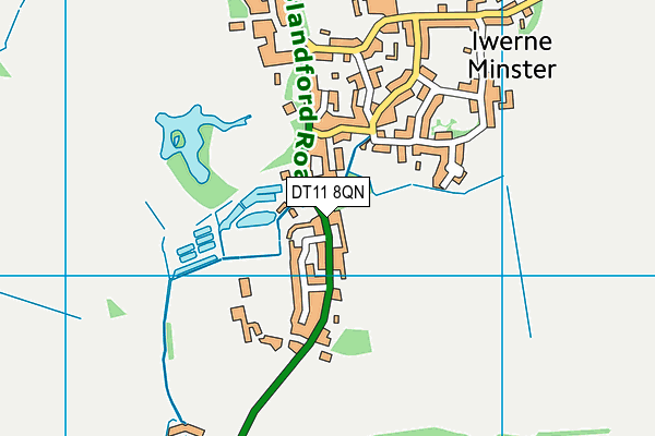 DT11 8QN map - OS VectorMap District (Ordnance Survey) DT11 8QN map - OS VectorMap District (Ordnance Survey)