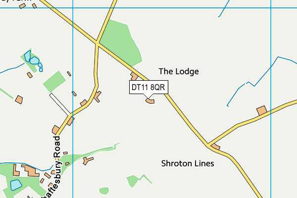DT11 8QR map - OS VectorMap District (Ordnance Survey) DT11 8QR map - OS VectorMap District (Ordnance Survey)