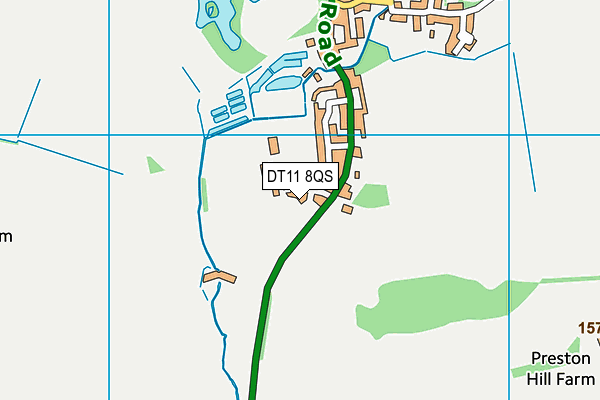 DT11 8QS map - OS VectorMap District (Ordnance Survey) DT11 8QS map - OS VectorMap District (Ordnance Survey)