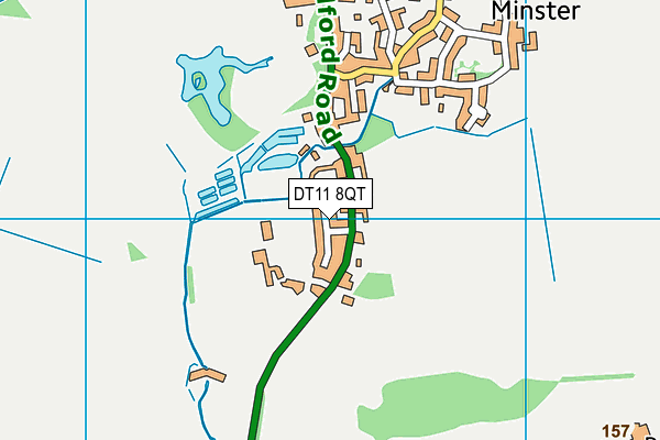 DT11 8QT map - OS VectorMap District (Ordnance Survey) DT11 8QT map - OS VectorMap District (Ordnance Survey)