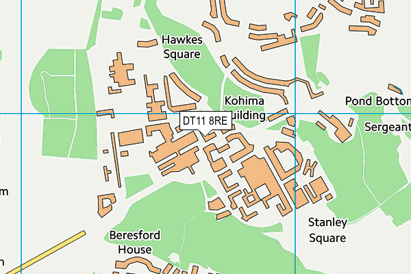 DT11 8RE map - OS VectorMap District (Ordnance Survey) DT11 8RE map - OS VectorMap District (Ordnance Survey)