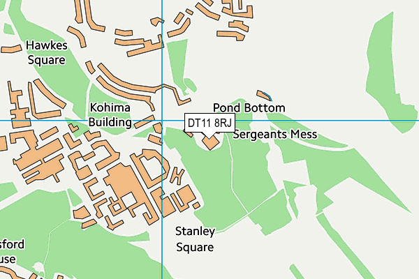 DT11 8RJ map - OS VectorMap District (Ordnance Survey) DT11 8RJ map - OS VectorMap District (Ordnance Survey)