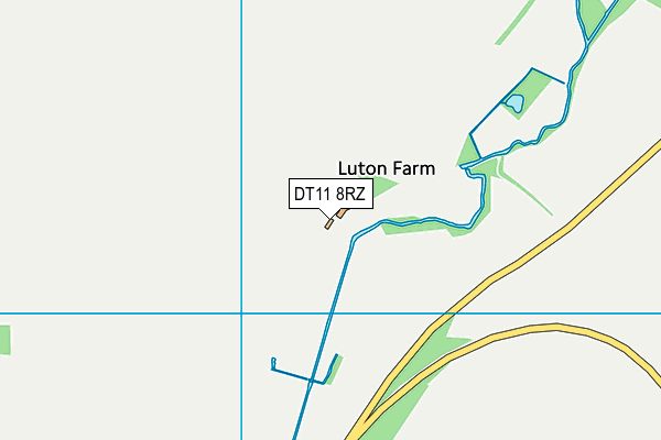 DT11 8RZ map - OS VectorMap District (Ordnance Survey) DT11 8RZ map - OS VectorMap District (Ordnance Survey)