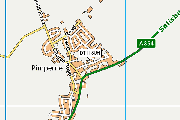 DT11 8UH map - OS VectorMap District (Ordnance Survey) DT11 8UH map - OS VectorMap District (Ordnance Survey)