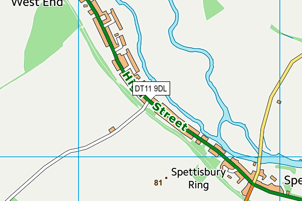 DT11 9DL map - OS VectorMap District (Ordnance Survey) DT11 9DL map - OS VectorMap District (Ordnance Survey)