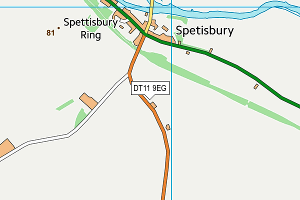 DT11 9EG map - OS VectorMap District (Ordnance Survey) DT11 9EG map - OS VectorMap District (Ordnance Survey)