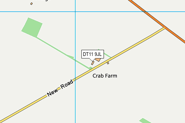 DT11 9JL map - OS VectorMap District (Ordnance Survey) DT11 9JL map - OS VectorMap District (Ordnance Survey)