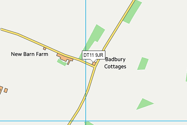 DT11 9JR map - OS VectorMap District (Ordnance Survey) DT11 9JR map - OS VectorMap District (Ordnance Survey)