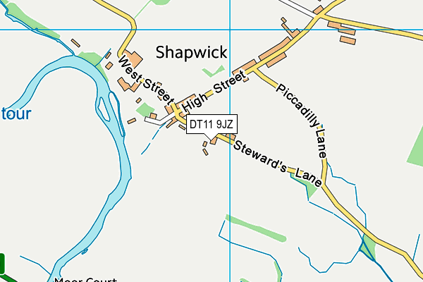 DT11 9JZ map - OS VectorMap District (Ordnance Survey) DT11 9JZ map - OS VectorMap District (Ordnance Survey)