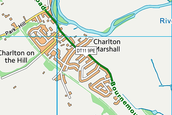 DT11 9PE map - OS VectorMap District (Ordnance Survey) DT11 9PE map - OS VectorMap District (Ordnance Survey)