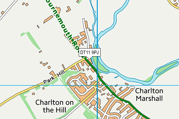 DT11 9PJ map - OS VectorMap District (Ordnance Survey) DT11 9PJ map - OS VectorMap District (Ordnance Survey)