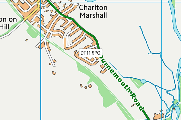 DT11 9PQ map - OS VectorMap District (Ordnance Survey) DT11 9PQ map - OS VectorMap District (Ordnance Survey)