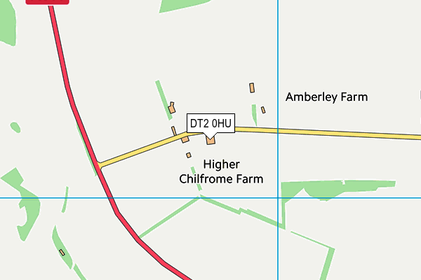 DT2 0HU map - OS VectorMap District (Ordnance Survey)