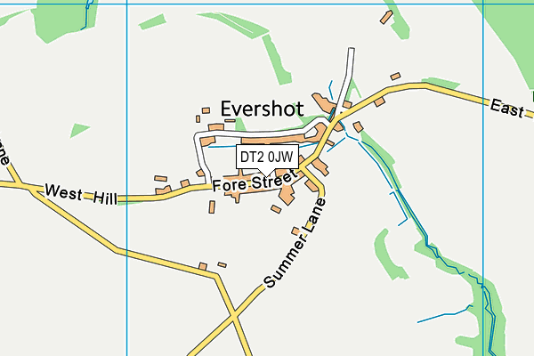DT2 0JW map - OS VectorMap District (Ordnance Survey)
