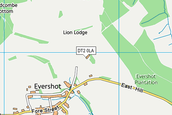 DT2 0LA map - OS VectorMap District (Ordnance Survey) DT2 0LA map - OS VectorMap District (Ordnance Survey)