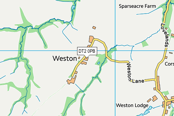 DT2 0PB map - OS VectorMap District (Ordnance Survey) DT2 0PB map - OS VectorMap District (Ordnance Survey)