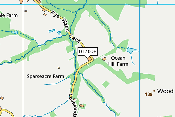 DT2 0QF map - OS VectorMap District (Ordnance Survey) DT2 0QF map - OS VectorMap District (Ordnance Survey)