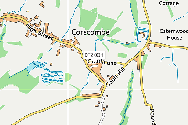 DT2 0QH map - OS VectorMap District (Ordnance Survey) DT2 0QH map - OS VectorMap District (Ordnance Survey)