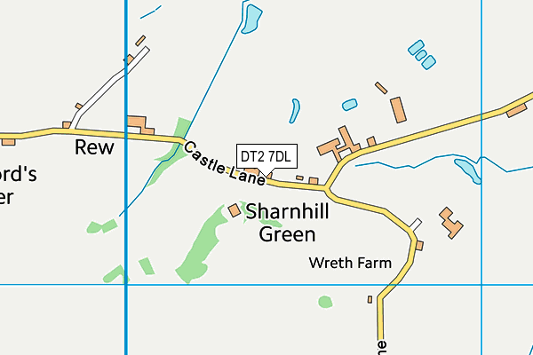 DT2 7DL map - OS VectorMap District (Ordnance Survey) DT2 7DL map - OS VectorMap District (Ordnance Survey)