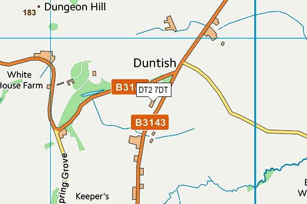 DT2 7DT map - OS VectorMap District (Ordnance Survey) DT2 7DT map - OS VectorMap District (Ordnance Survey)