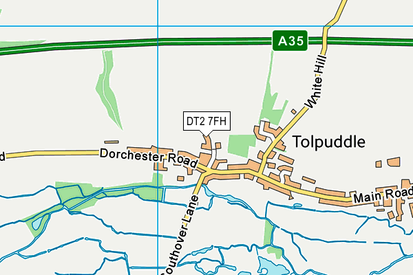 DT2 7FH map - OS VectorMap District (Ordnance Survey) DT2 7FH map - OS VectorMap District (Ordnance Survey)